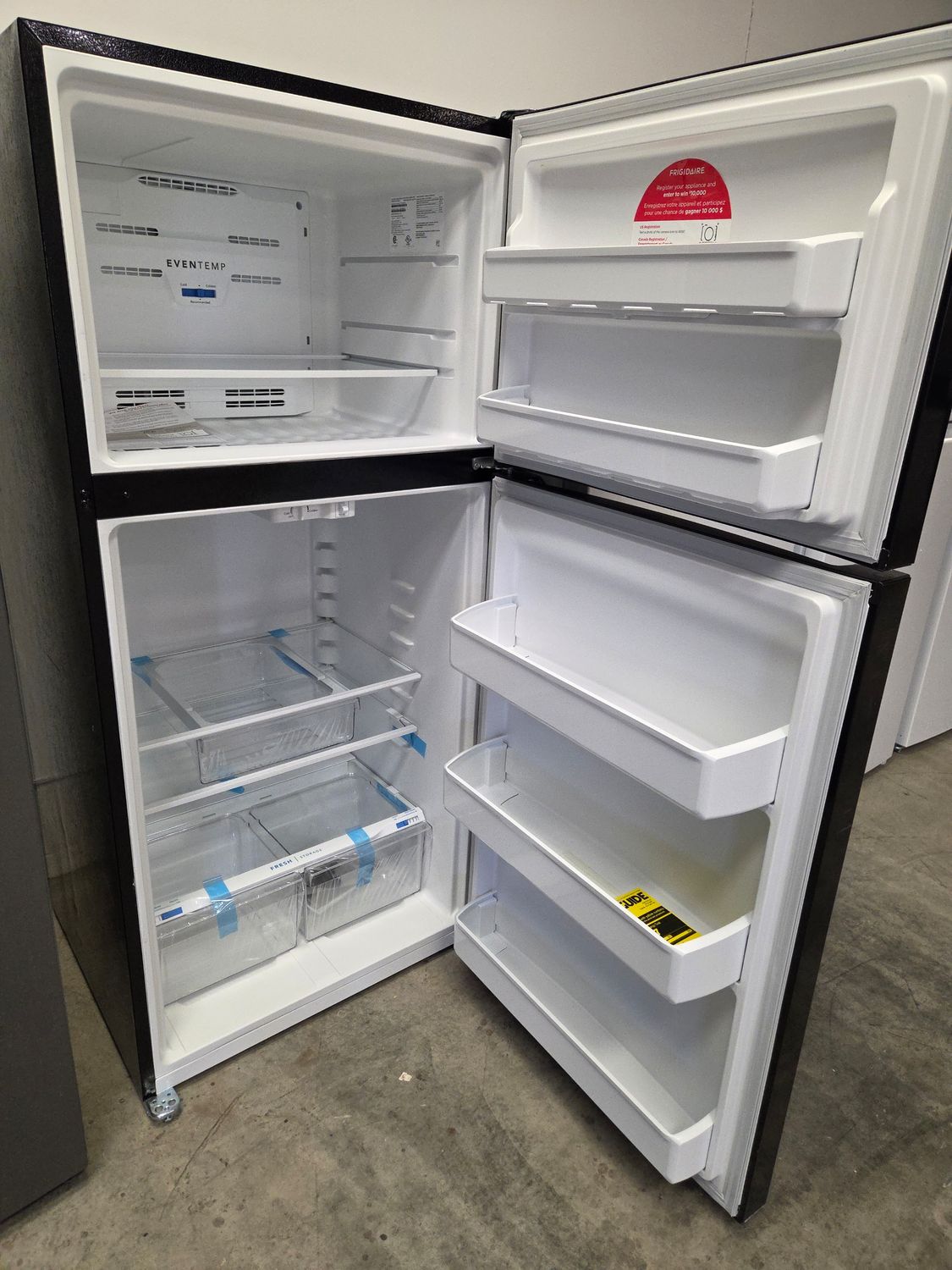 1297 FFTR1835VB Frigidaire® 30 in. 18.3 Cu. Ft. Black Top Freezer Refrigerator