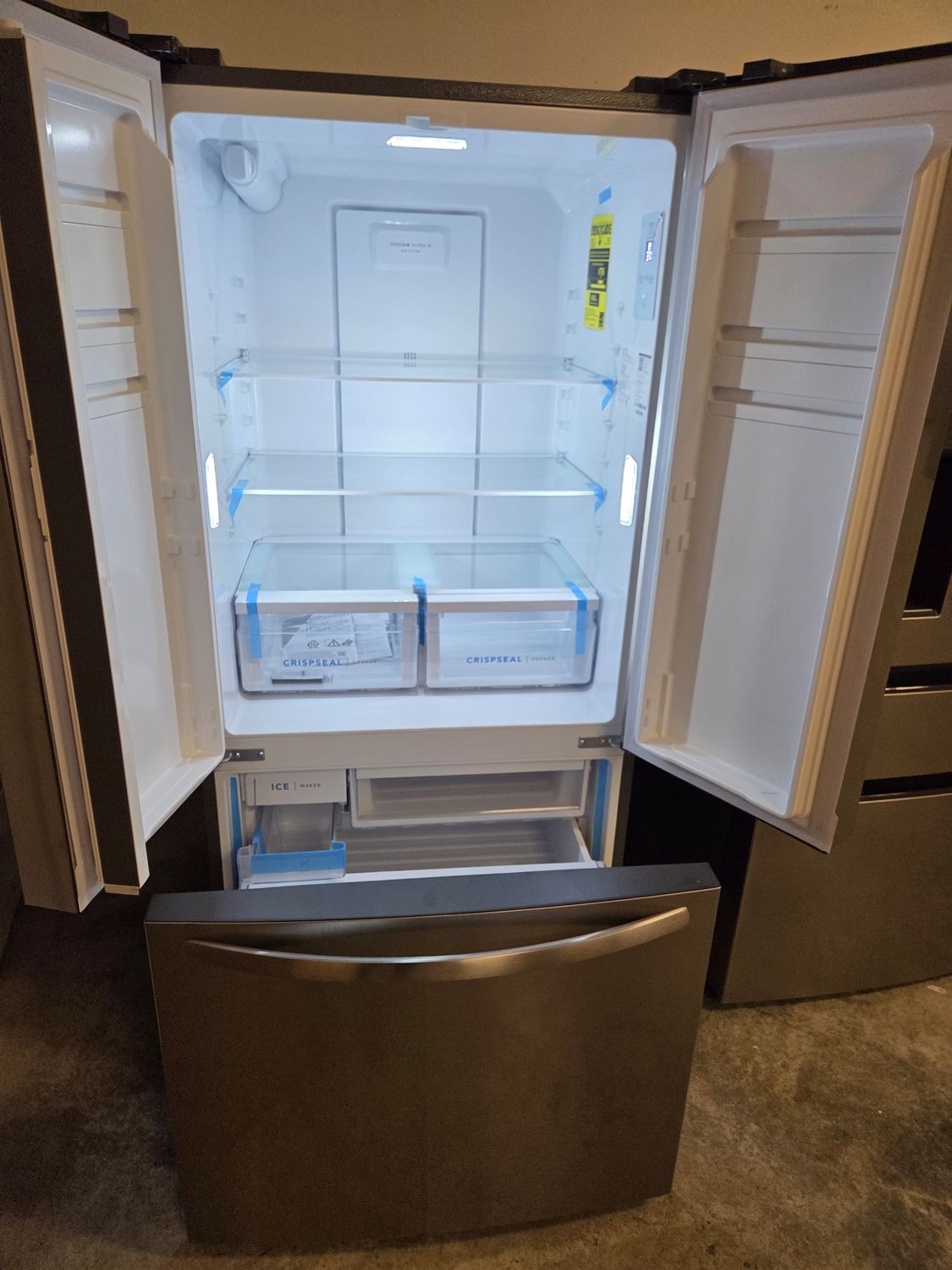 1308 FRFG1723AV Frigidaire® 32 in. 17.6 Cu. Ft. Brushed Steel Counter-Depth French Door Refrigerator