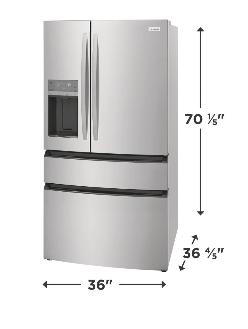 1312 FRMS274TAV Frigidaire 26 Cu. Ft. Standard-Depth 4-Door French Door Refrigerator