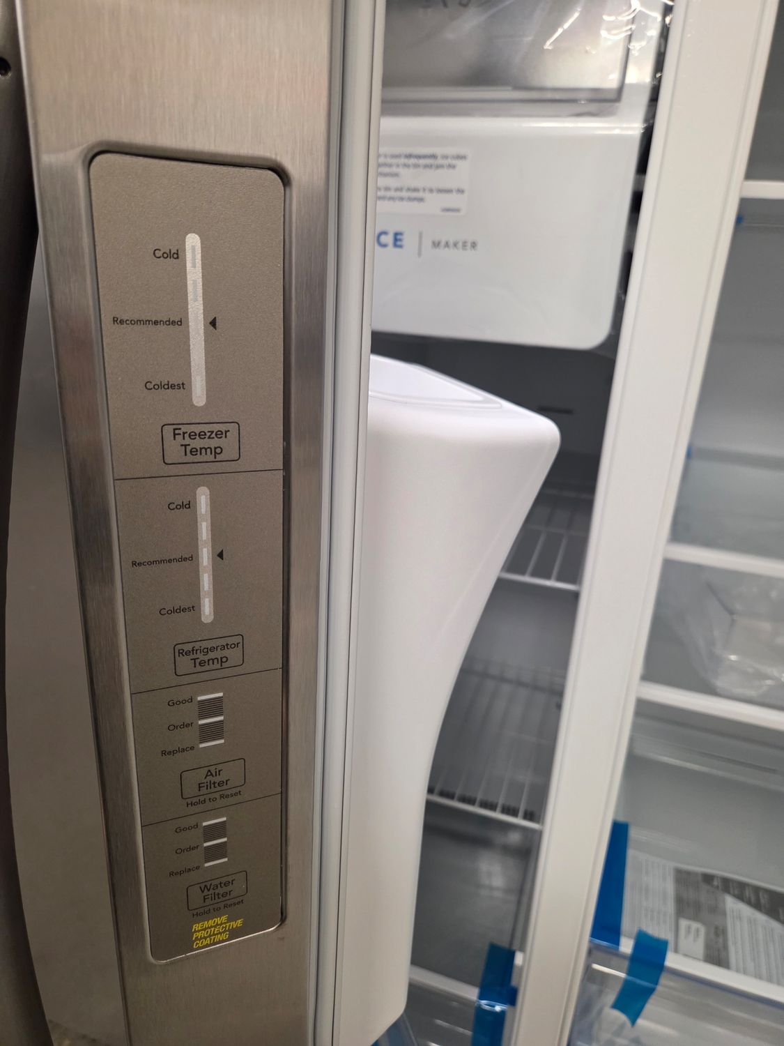 1319 FRSS2623AS Frigidaire® 36&quot; 25.6 Cu. Ft. Stainless Steel Side-by-Side Refrigerator