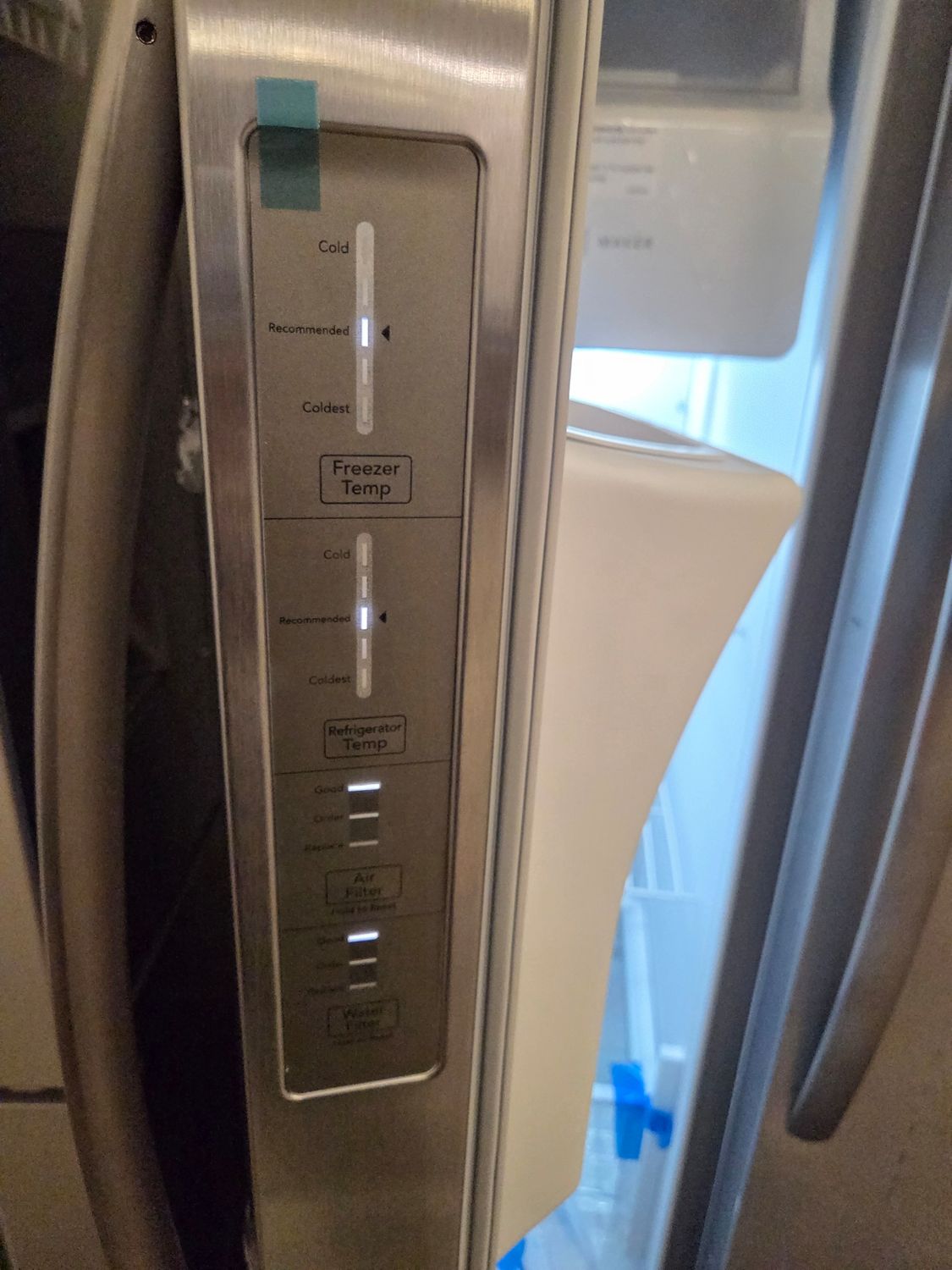 1315 FRSS2623AS Frigidaire® 36&quot; 25.6 Cu. Ft. Stainless Steel Side-by-Side Refrigerator