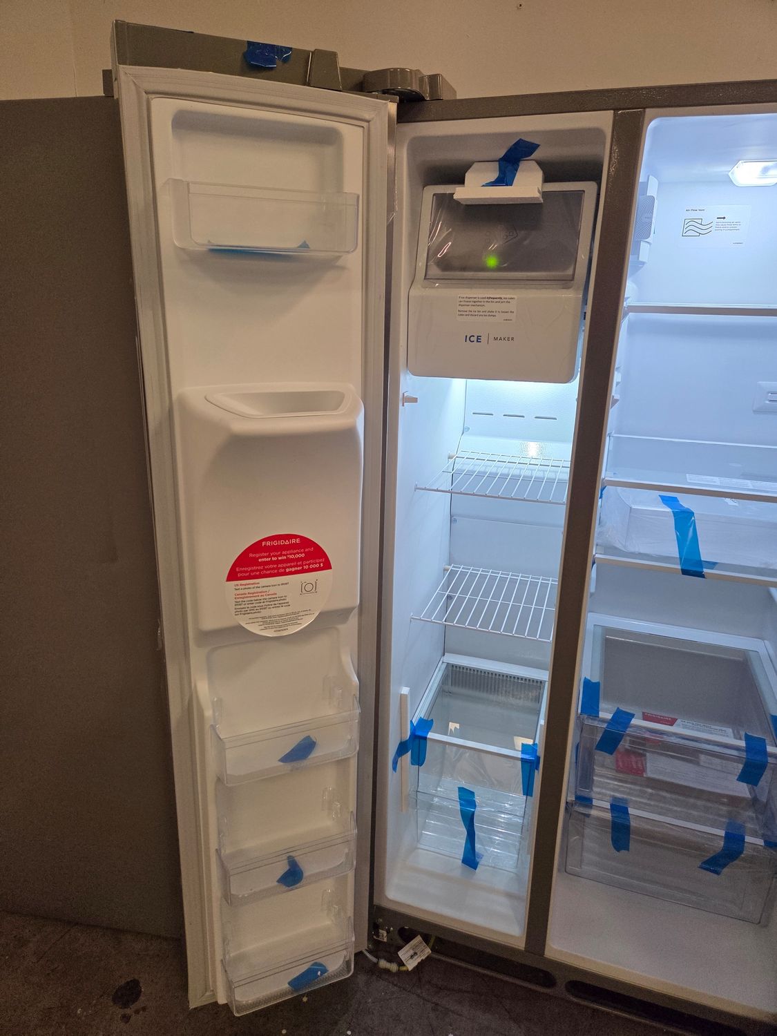 1315 FRSS2623AS Frigidaire® 36&quot; 25.6 Cu. Ft. Stainless Steel Side-by-Side Refrigerator