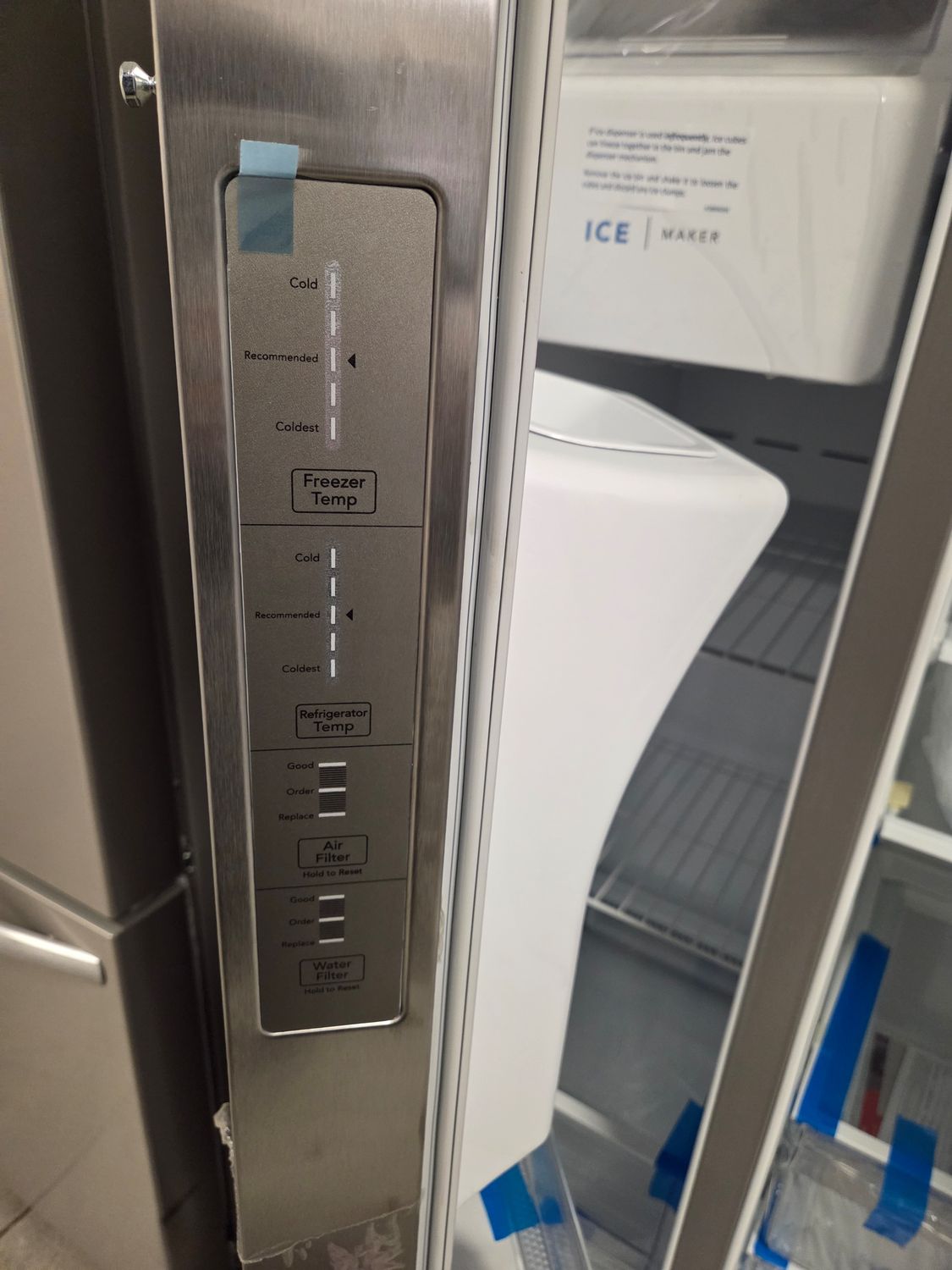 1314 FRSS2623AS Frigidaire® 36&quot; 25.6 Cu. Ft. Stainless Steel Side-by-Side Refrigerator