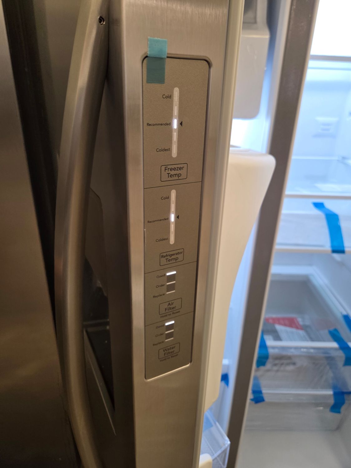 1317 FRSS2623AS Frigidaire® 36&quot; 25.6 Cu. Ft. Stainless Steel Side-by-Side Refrigerator