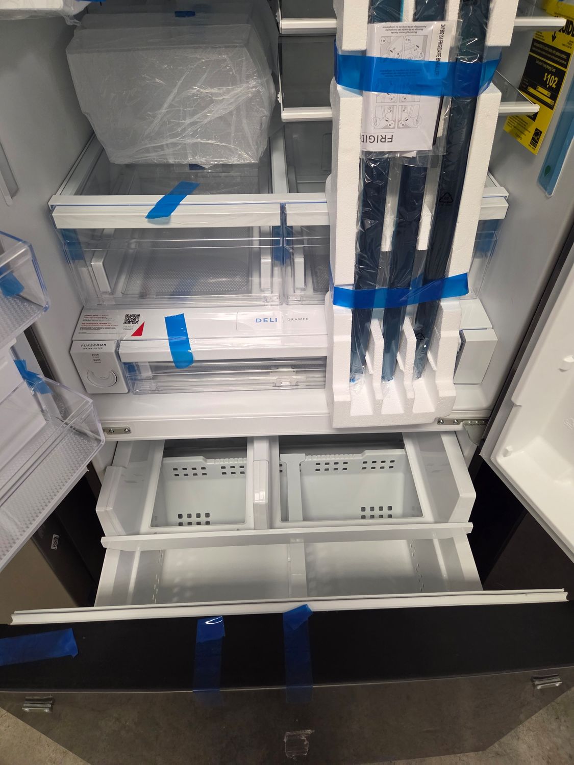 1369 FRFS2823AD Frigidaire® 36 in. 27.8 Cu. Ft. Black Stainless Steel French Door Refrigerator