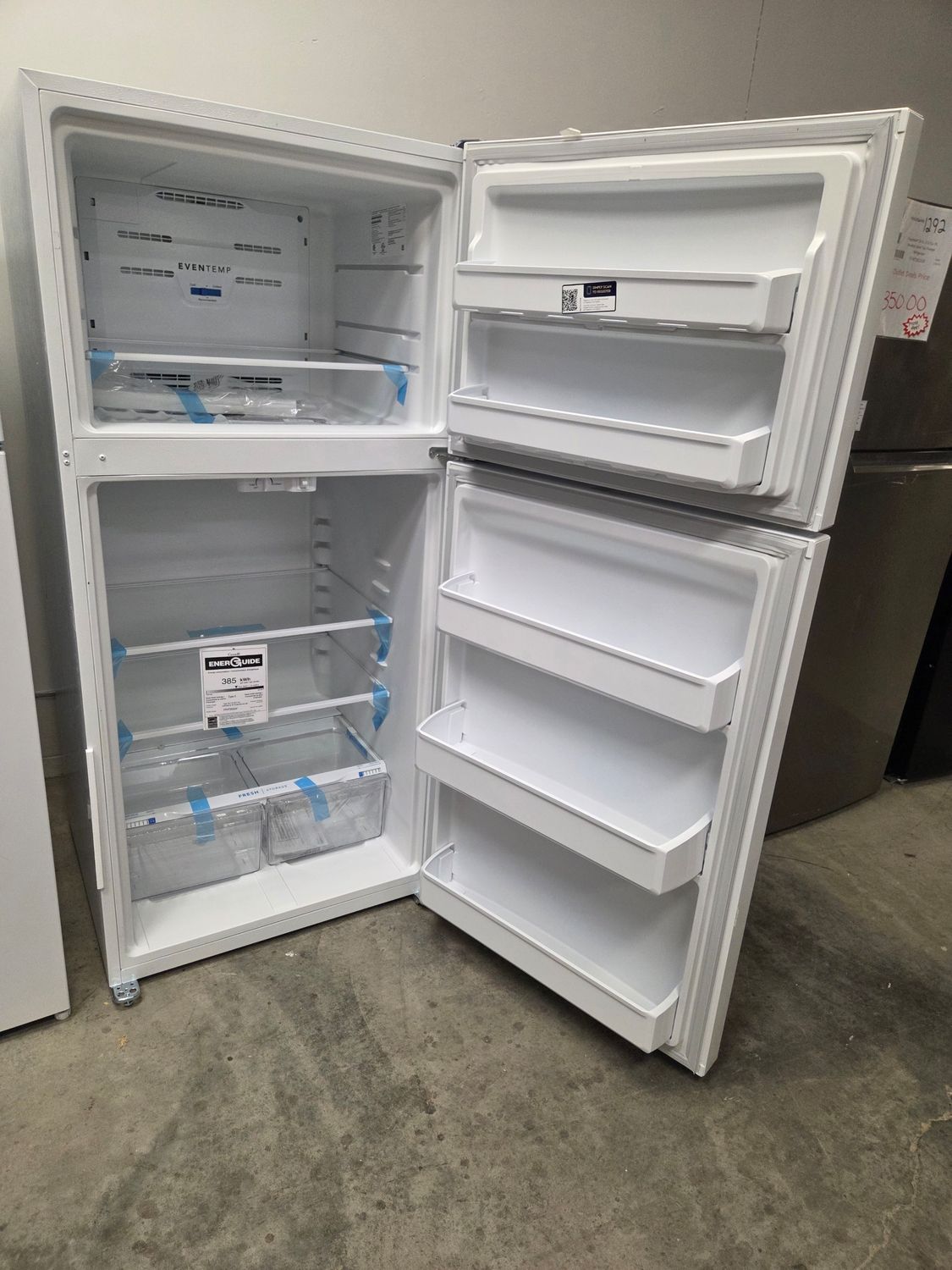 1354 FFHT2022AW Frigidaire® 30 in. 20.0 Cu. Ft. White Top Freezer Refrigerator