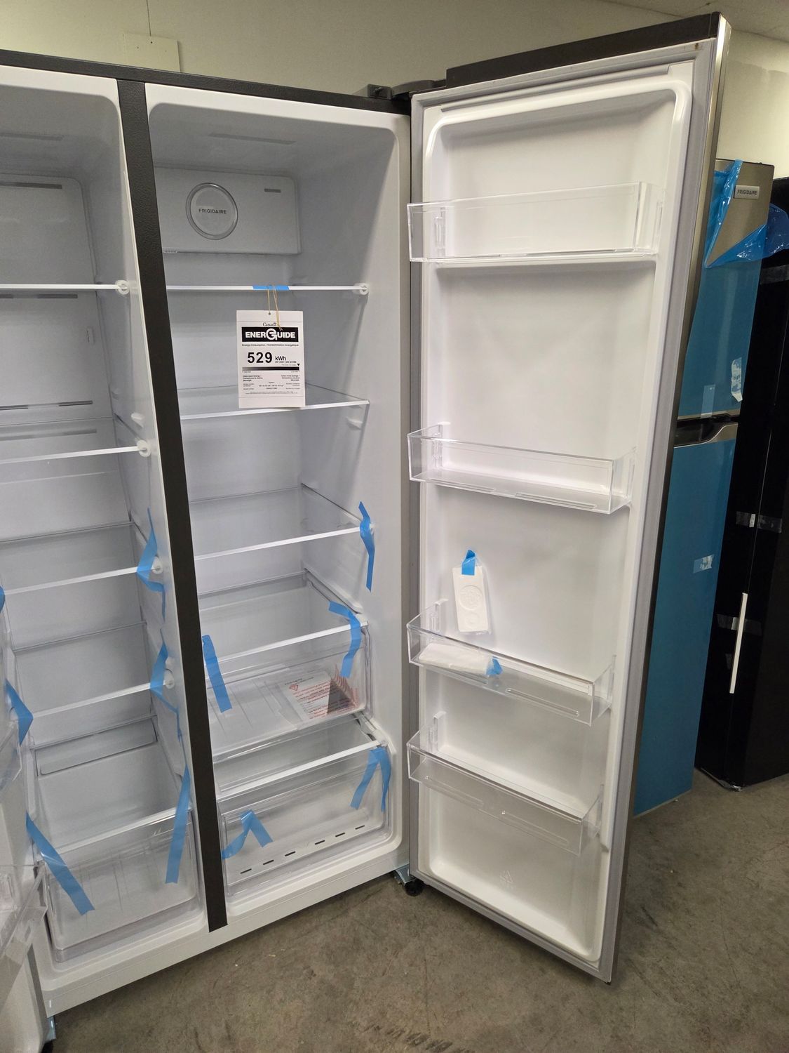 1370 FRSG2115AV Frigidaire® 36 in. 21.4 Cu. Ft. Stainless Steel Side By Side Counter Depth Refrigerator 