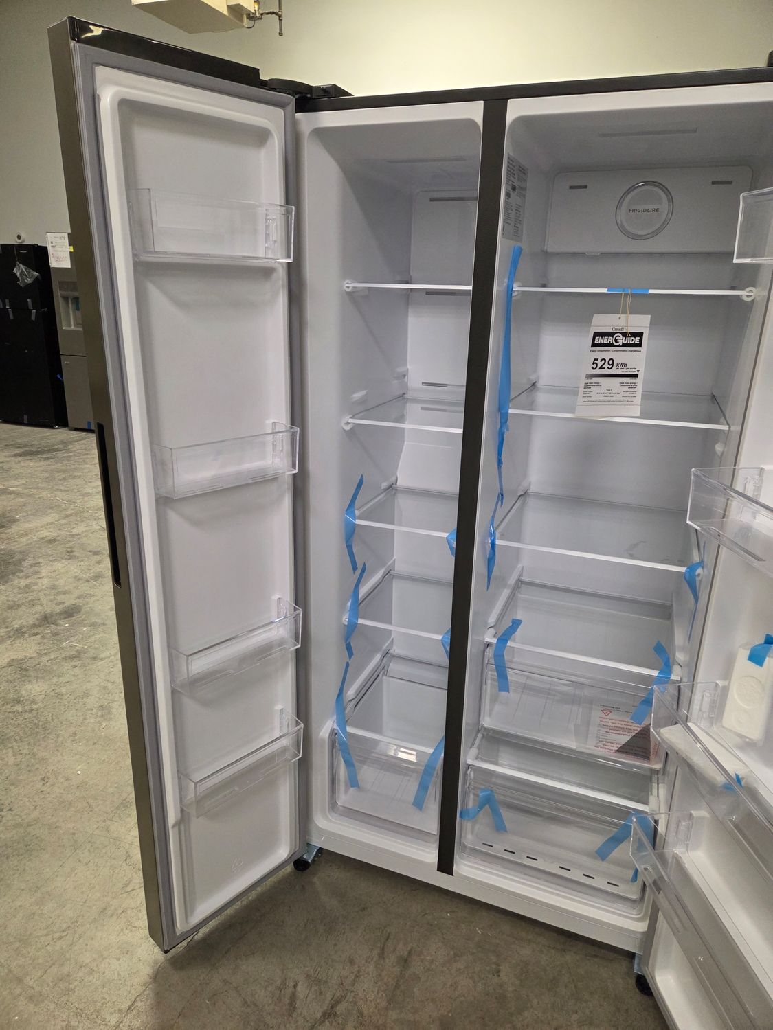 1370 FRSG2115AV Frigidaire® 36 in. 21.4 Cu. Ft. Stainless Steel Side By Side Counter Depth Refrigerator 