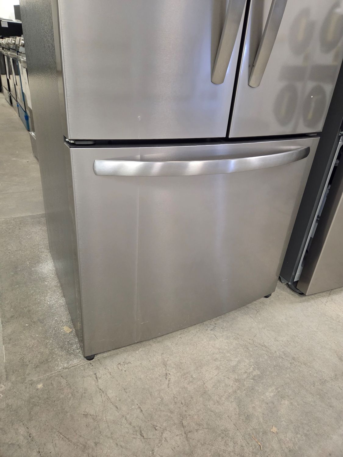 1367 FRFG1723AV Frigidaire® 32 in. 17.6 Cu. Ft. Brushed Steel Counter-Depth French Door Refrigerator