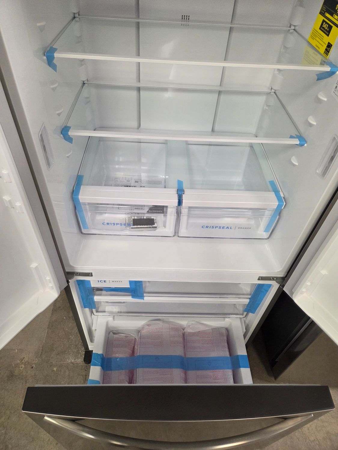 1367 FRFG1723AV Frigidaire® 32 in. 17.6 Cu. Ft. Brushed Steel Counter-Depth French Door Refrigerator