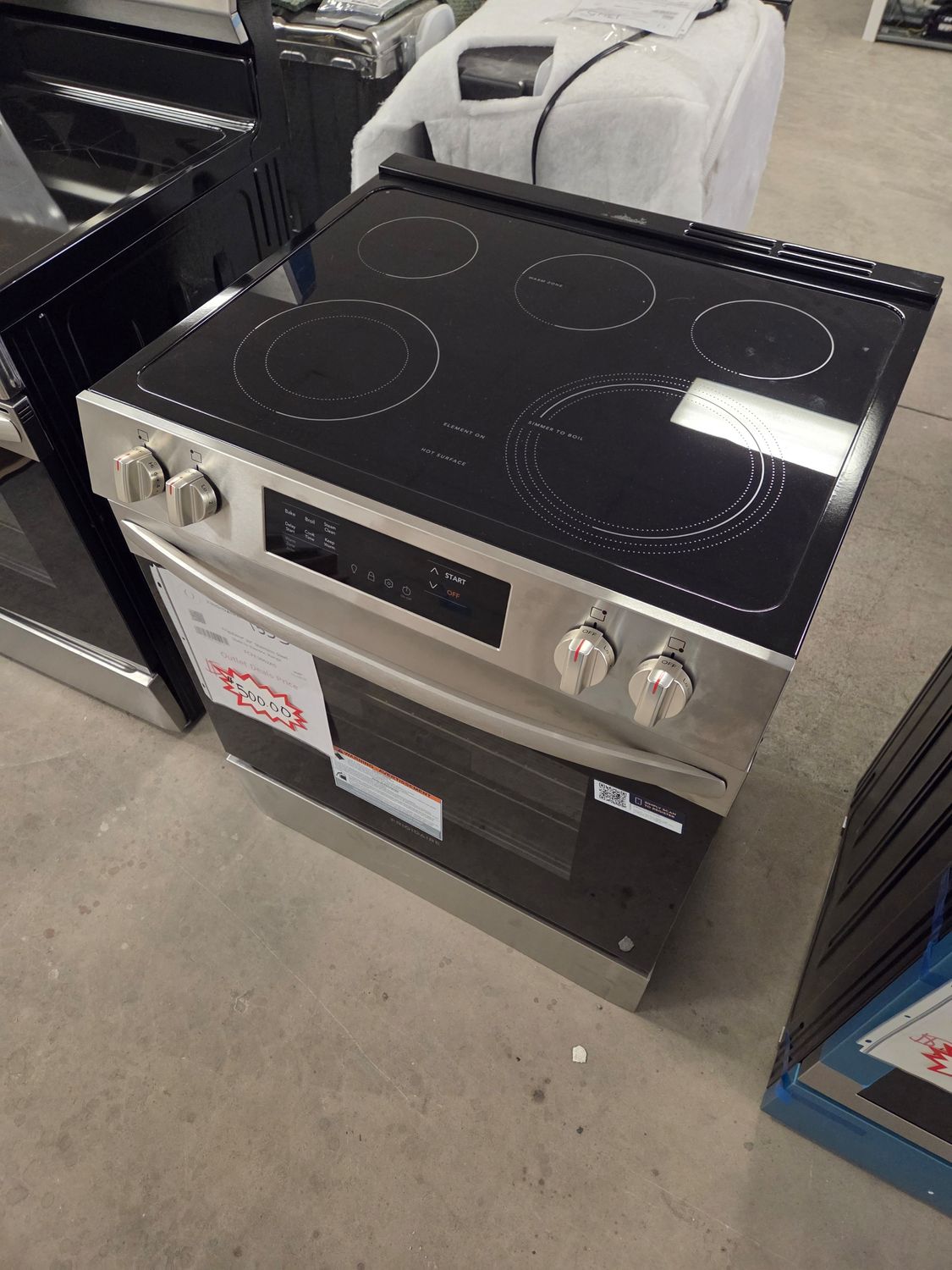 1333 FCFE3062AS Frigidaire® 30" Stainless Steel Slide-In Electric Range