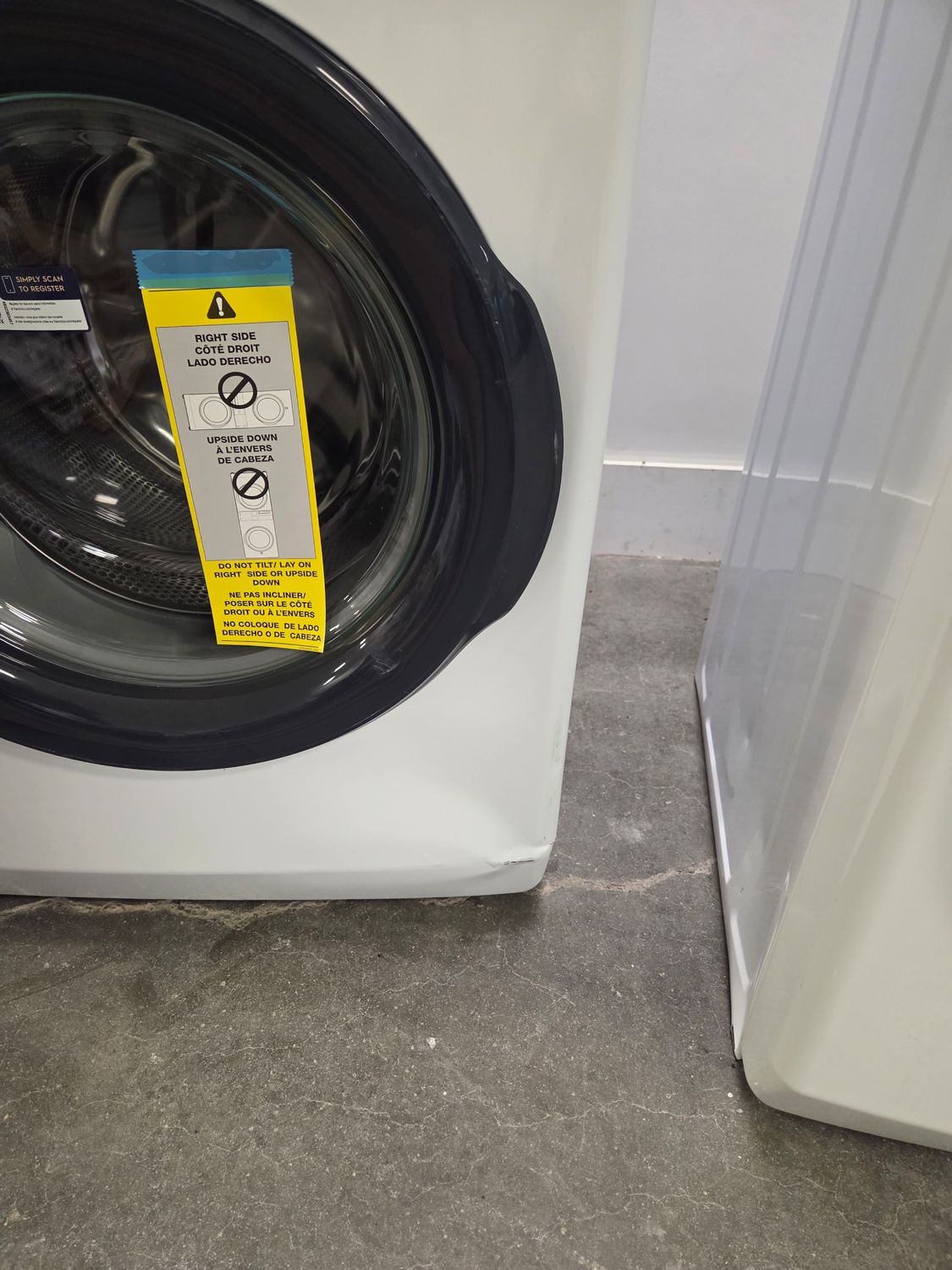 1382-3487 ELTE7300AW Electrolux 300 Series 4.4 Cu. Ft. Washer, 8.0 Cu. Ft. Electric Dryer White Stack Laundry