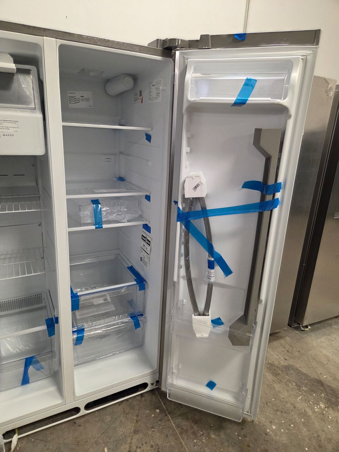 1414-2816 FRSS2623AS Frigidaire® 36" 25.6 Cu. Ft. Stainless Steel Side-by-Side Refrigerator