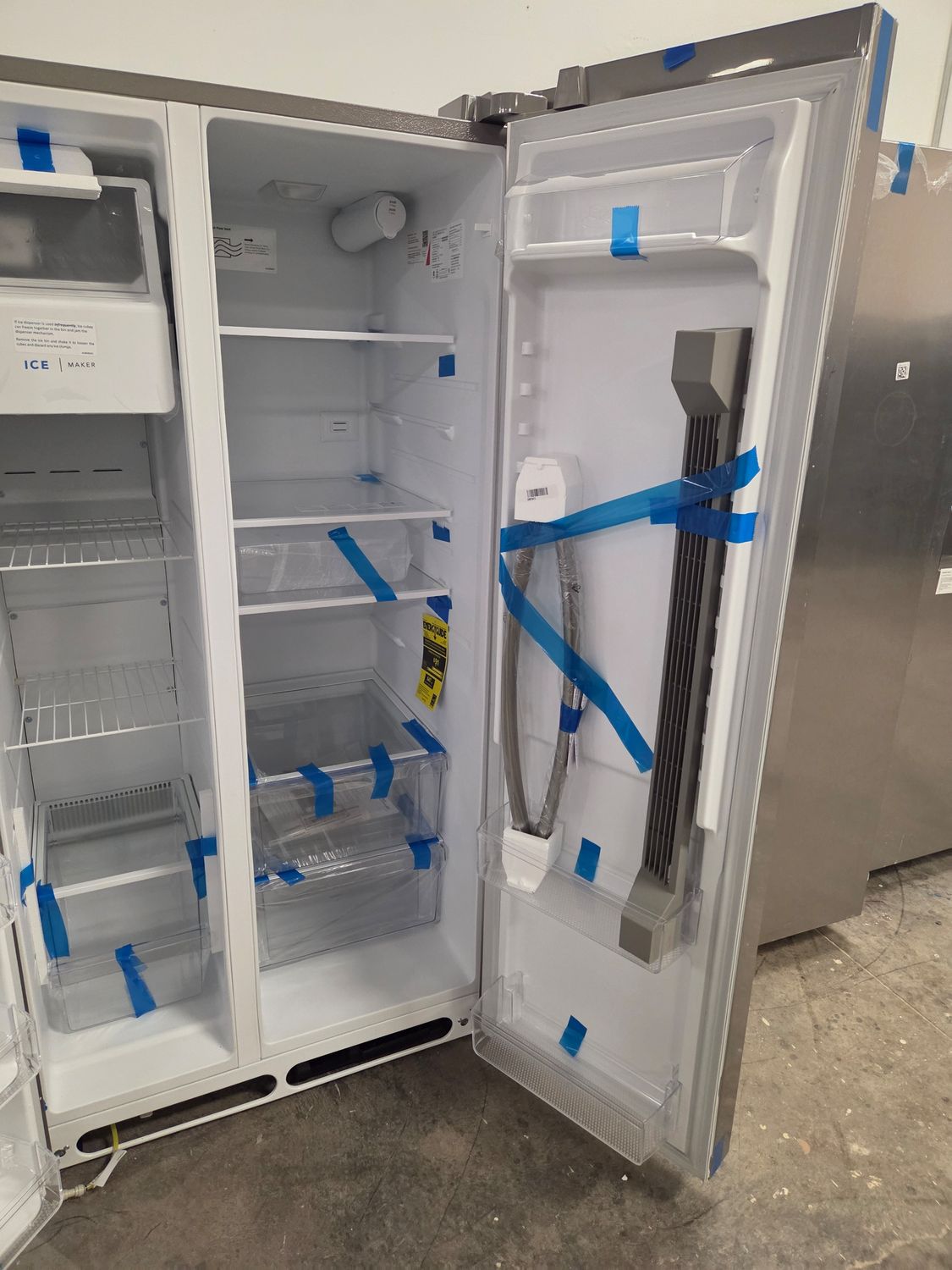 1413-3749 FRSS2623AS Frigidaire® 36" 25.6 Cu. Ft. Stainless Steel Side-by-Side Refrigerator