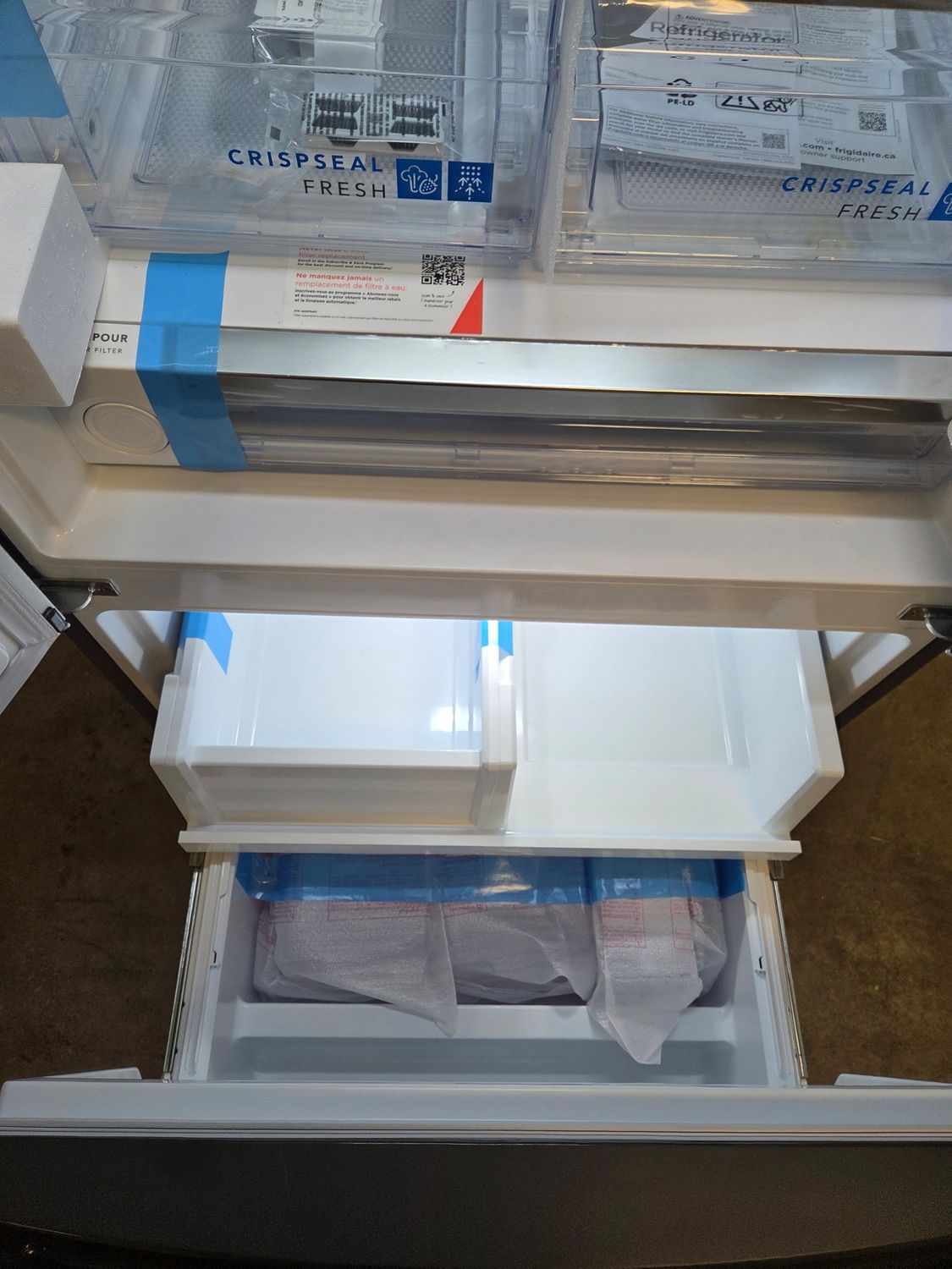 1422-8868 GRFN2023AF Frigidaire Gallery® 30 in. 20.0 Cu. Ft. Stainless Steel French Door Refrigerator