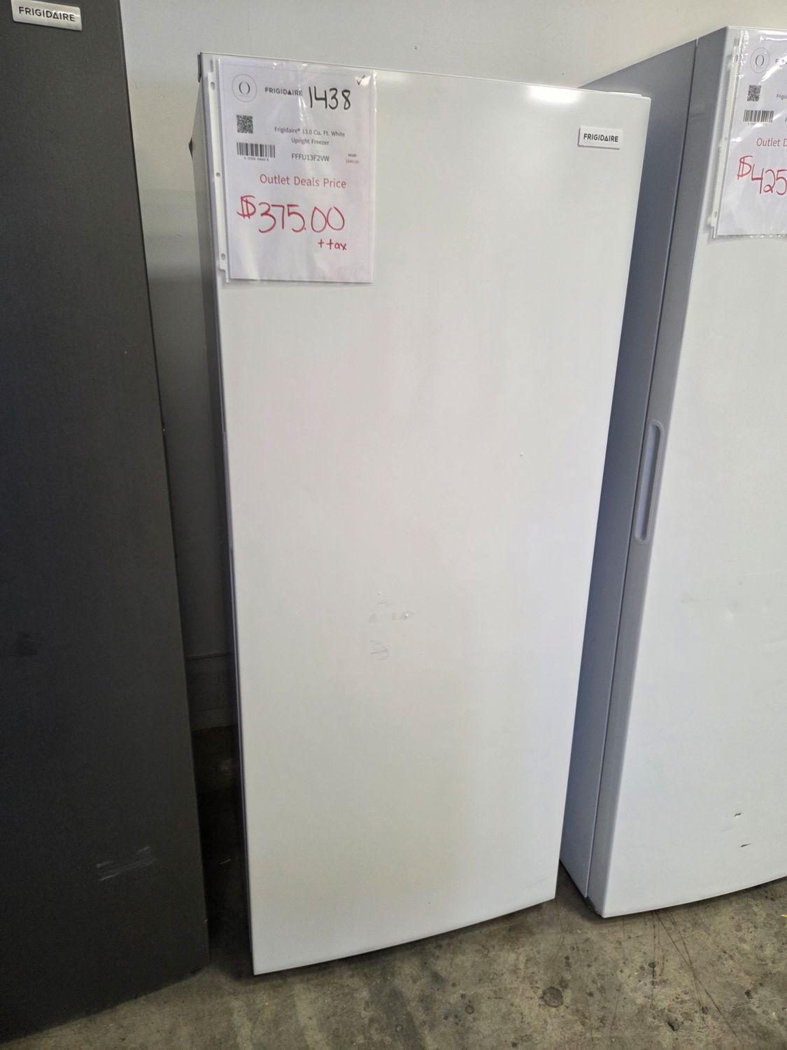 1438-2382 FFFU13F2VW Frigidaire® 13.0 Cu. Ft. White Upright Freezer