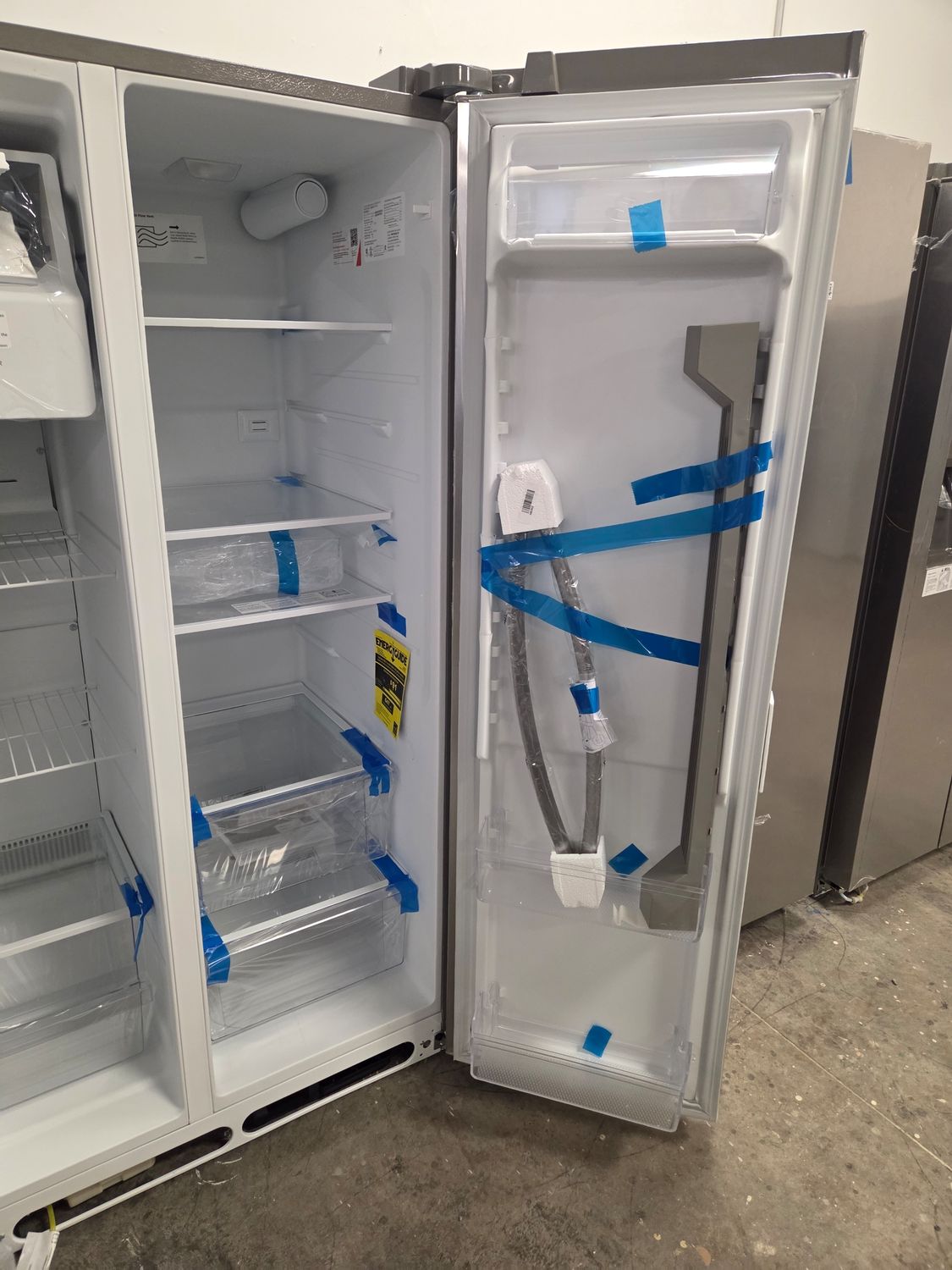 1462-9654 FRSS2623AS Frigidaire® 36 in. 22.3 Cu. Ft. Stainless Steel Side-by-Side Refrigerator