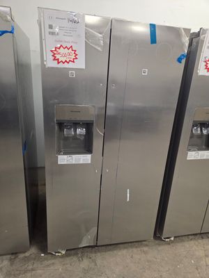 1462-9654 FRSS2623AS Frigidaire® 36 in. 22.3 Cu. Ft. Stainless Steel Side-by-Side Refrigerator