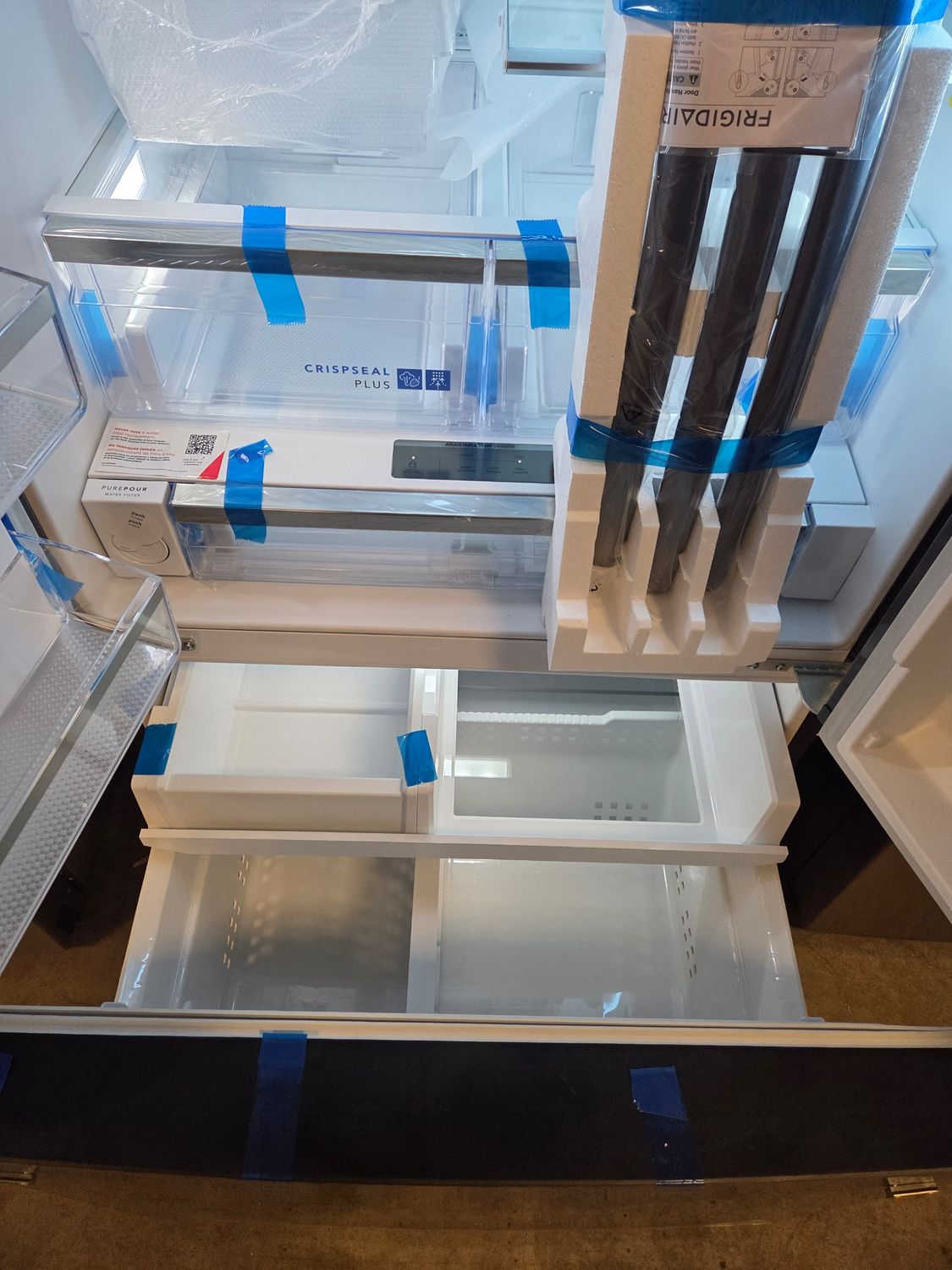 1470-5171 GRFS2853AD  Frigidaire Gallery® 36 in. 27.8 Cu. Ft. Smudge-Proof® Black Stainless Steel French Door Refrigerator