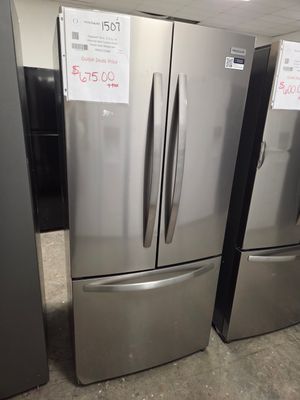 1507-4625 FRFG1723AV Frigidaire® 32 in. 17.6 Cu. Ft. Brushed Steel Counter-Depth French Door Refrigerator