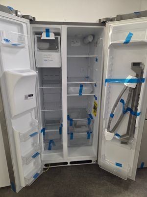 1514-4670 FRSS2323AS Frigidaire® 33 in. 22.3 Cu. Ft. Stainless Steel Side-by-Side Refrigerator