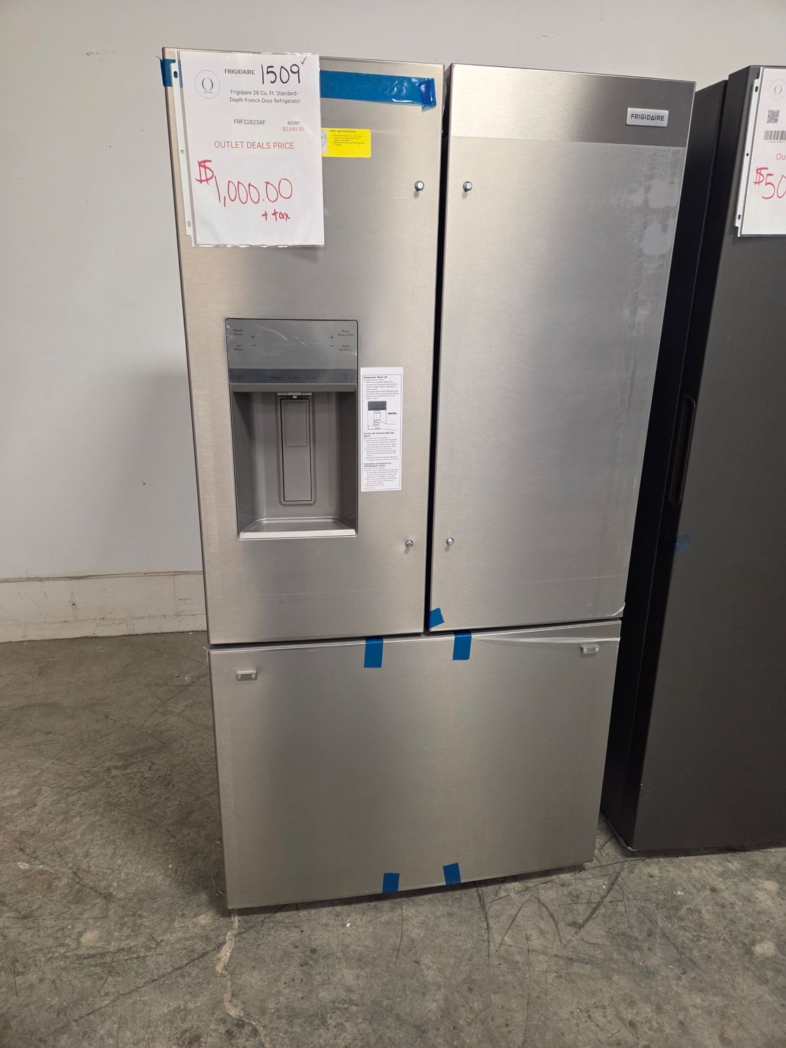 1509-3437 FRFS2823AF Frigidaire 28 Cu. Ft. Standard-Depth French Door Refrigerator