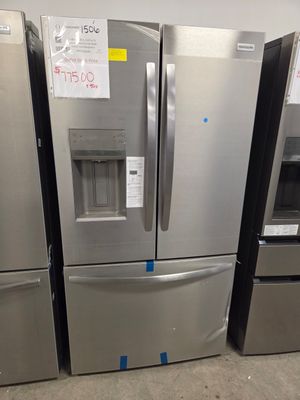 1506-6657 FRFC2323AS Frigidaire® 36 in. 22.6 Cu. Ft. Stainless Steel Counter Depth French Door Refrigerator
