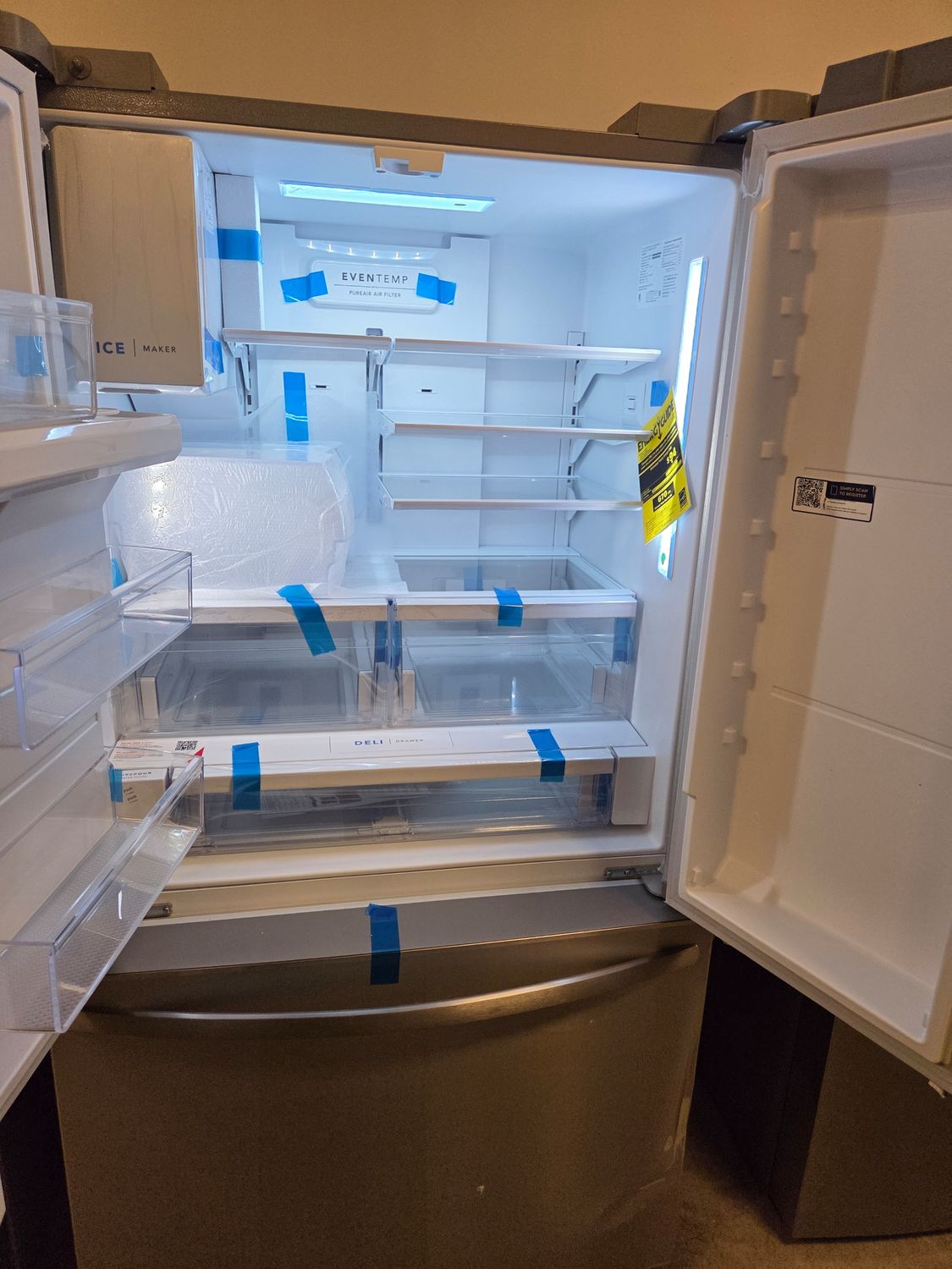 1506-6657 FRFC2323AS Frigidaire® 36 in. 22.6 Cu. Ft. Stainless Steel Counter Depth French Door Refrigerator