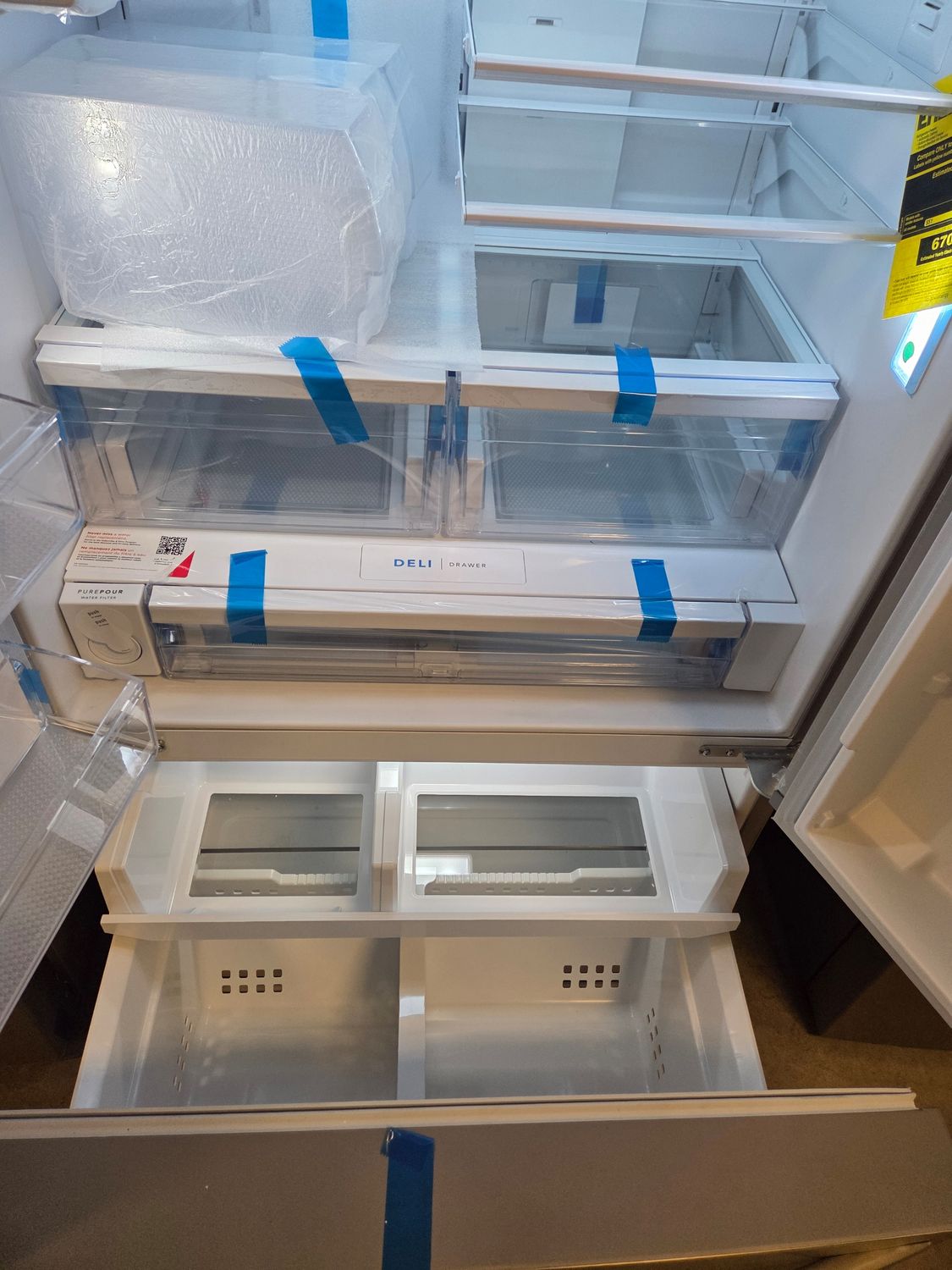 1506-6657 FRFC2323AS Frigidaire® 36 in. 22.6 Cu. Ft. Stainless Steel Counter Depth French Door Refrigerator