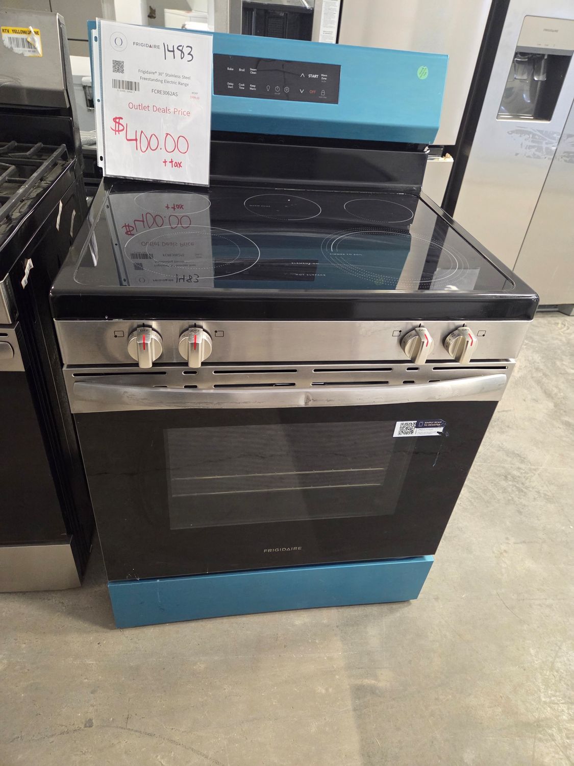 1483-2007 FCRE3062AS Frigidaire® 30" Stainless Steel Freestanding Electric Range