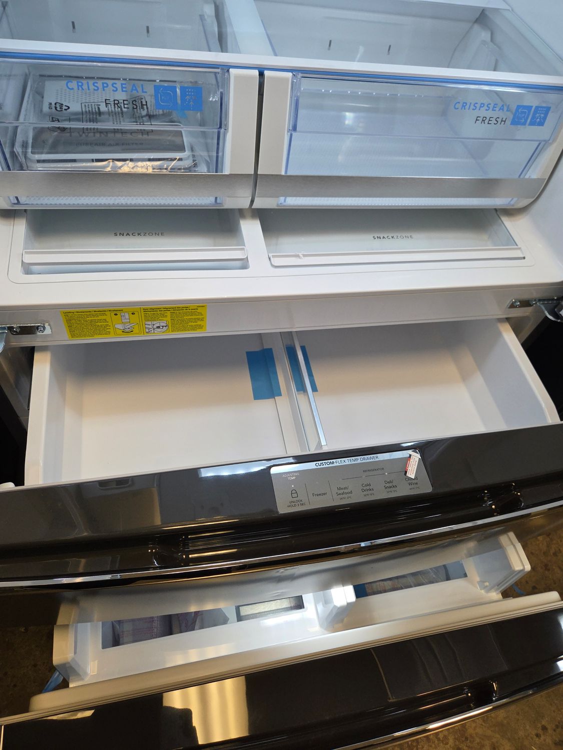 1580 1K52583719-GRMC2273CF Frigidaire Gallery® 36 in. 21.5 Cu. Ft. Smudge-Proof® Stainless Steel Counter Depth French Door Refrigerator