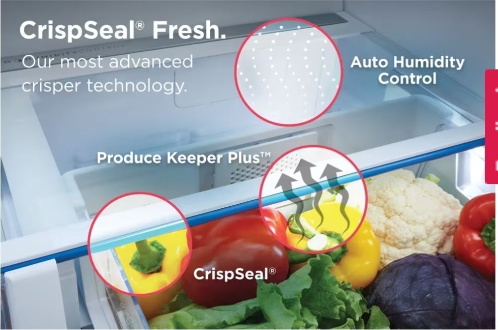 1580 1K52583719-GRMC2273CF Frigidaire Gallery® 36 in. 21.5 Cu. Ft. Smudge-Proof® Stainless Steel Counter Depth French Door Refrigerator