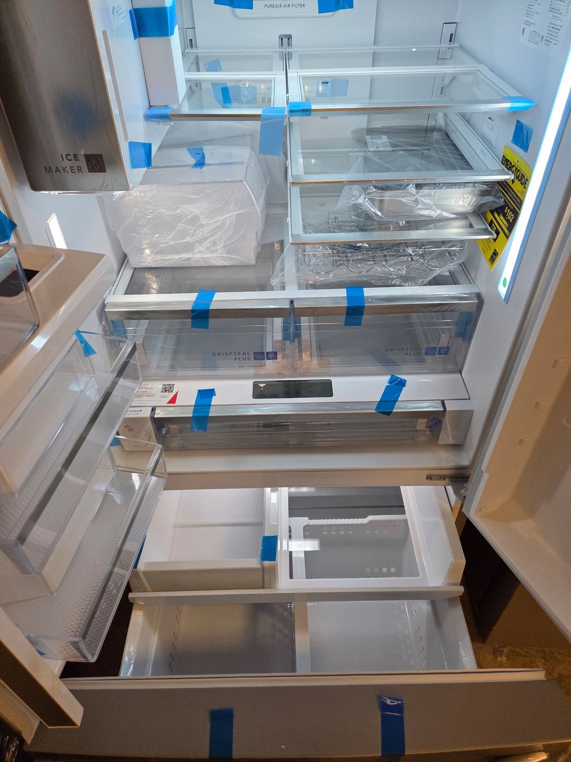 1579 4A54206290-GRFS287DAF Frigidaire Gallery 36" 28 Cu. Ft. Stainless Steel French Door Refrigerator