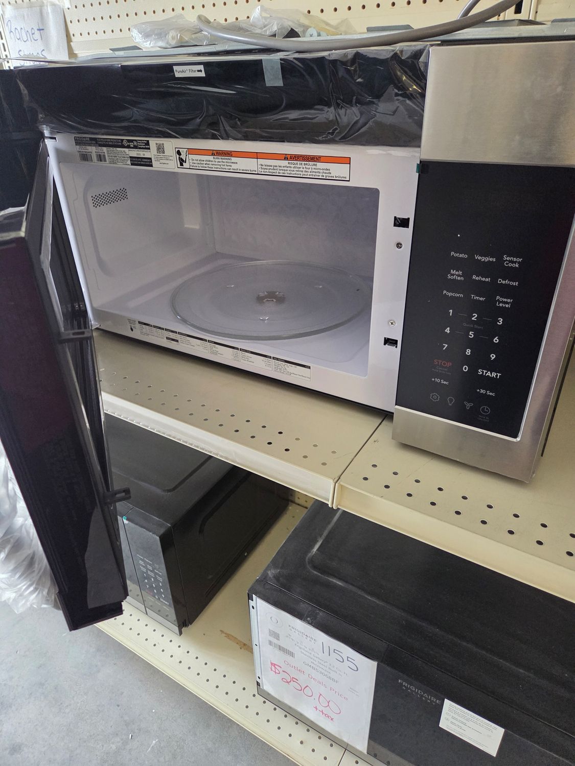1578 KG53316768-GMOS1962AF Frigidaire Gallery® 1.9 Cu. Ft. Smudge-Proof® Stainless Steel Over The Range Microwave