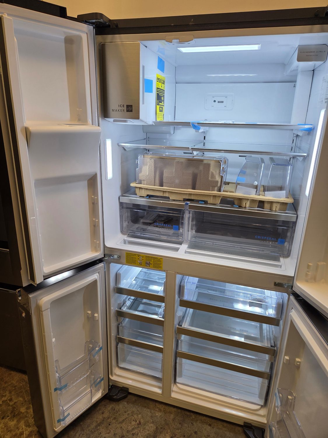 1581 1K52780199-GRQC2255BF Frigidaire Gallery® 36 in. 21.5 Cu. Ft. Smudge-Proof® Stainless Steel Counter Depth French Door Refrigerator