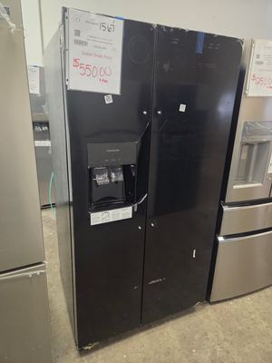 1567 4A54013341-FRSS2623AB Frigidaire® 36 in. 25.6 Cu. Ft. Black Side-by-Side Refrigerator
