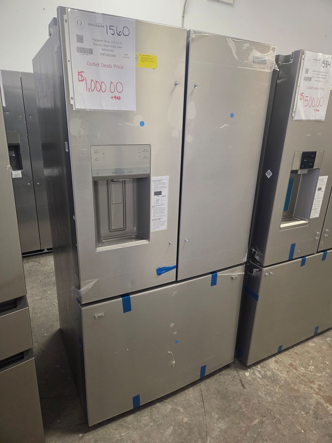 1560 4A53515226-FRFS2823AS Frigidaire® 36 in. 27.8 Cu. Ft. Stainless Steel French Door Refrigerator