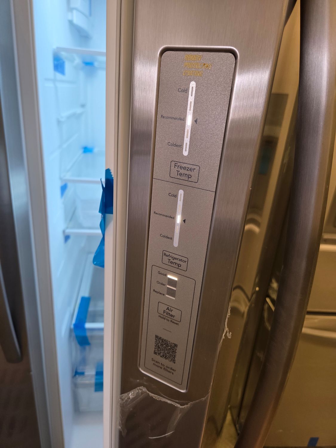 1615 FRSN2610AF Frigidaire® 36" 26.4 Cu. Ft. Smudge-Proof® Stainless Steel Side-by-Side Refrigerator 4A60604127