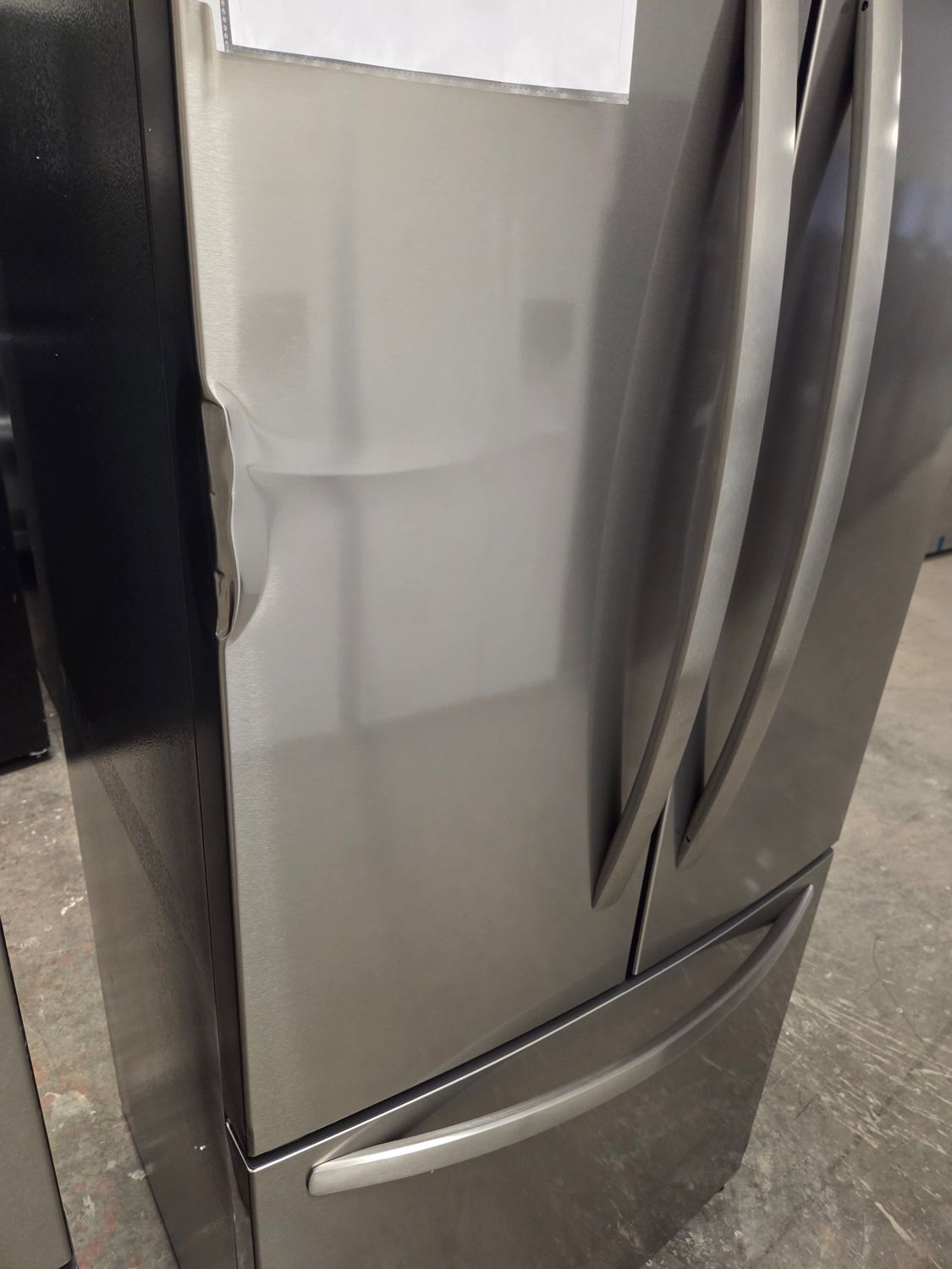 1607 FRFG1723AV Frigidaire® 32 in. 17.6 Cu. Ft. Brushed Steel Counter-Depth French Door Refrigerator  1K54772067
