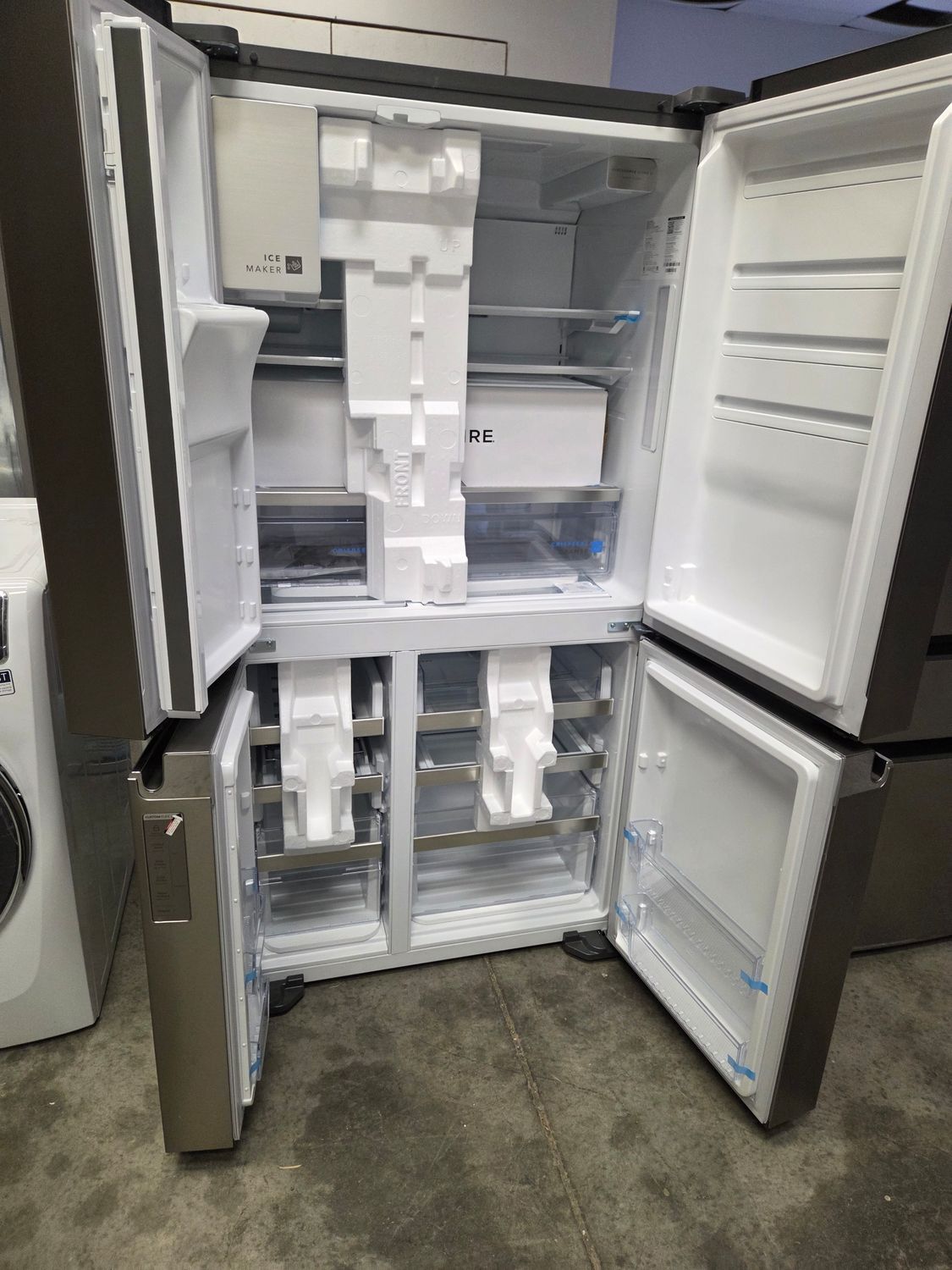 1623 GRQC2255BF  Frigidaire Gallery® 36 in. 21.5 Cu. Ft. Smudge-Proof® Stainless Steel Counter Depth French Door Refrigerator 1K54575797