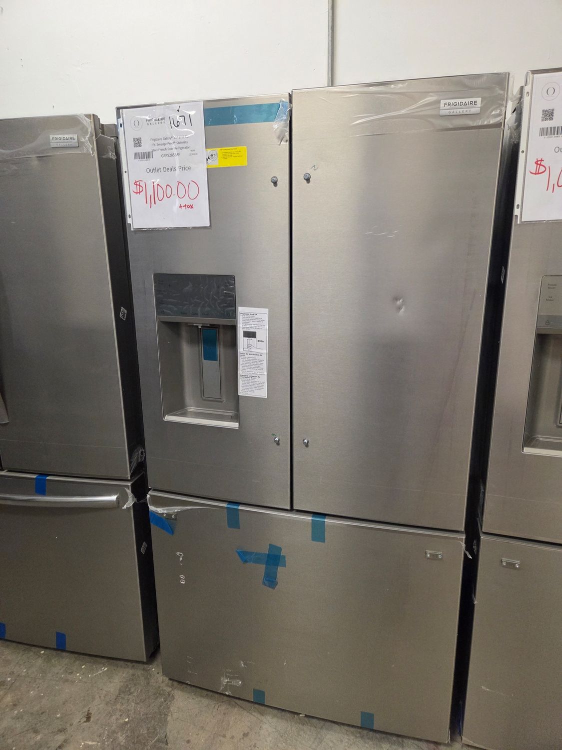 1671 Frigidaire Gallery® 36" 27.8 Cu. Ft. Smudge-Proof® Stainless Steel French Door Refrigerator GRFS2853AF-4A61010350