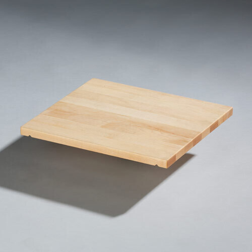 Abdeckplatte 1 Raster 2 Fräsungen für 1 Stapelbox