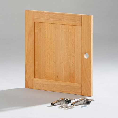 Holztür "Füllung" Buche - 1 Raster