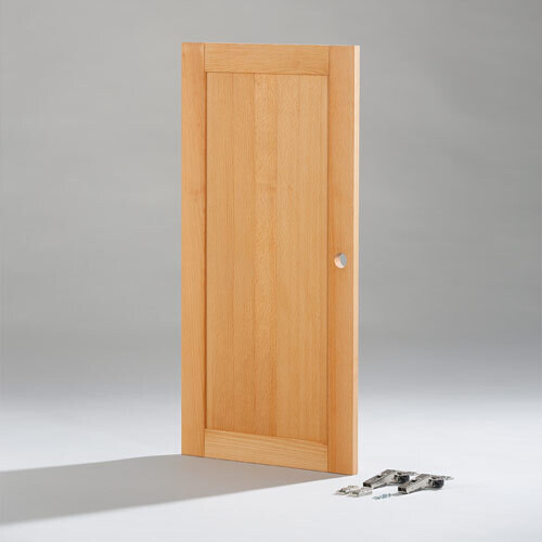 Holztür "Füllung" Buche - 2 Raster