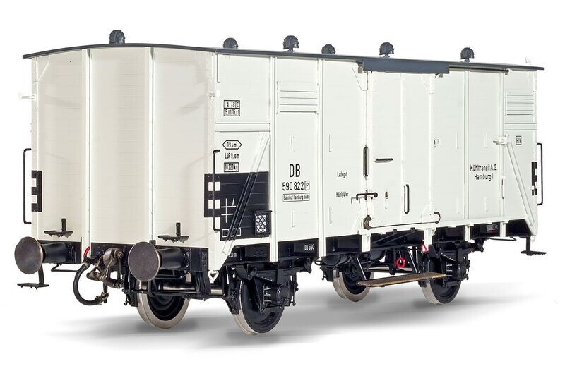 G 10 gebremst Scheibenräder  Kühlwagen Maßstab 1:11 Epoche II DRG
