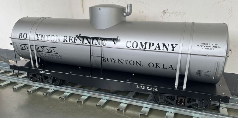 mam USA line Tankcar silber