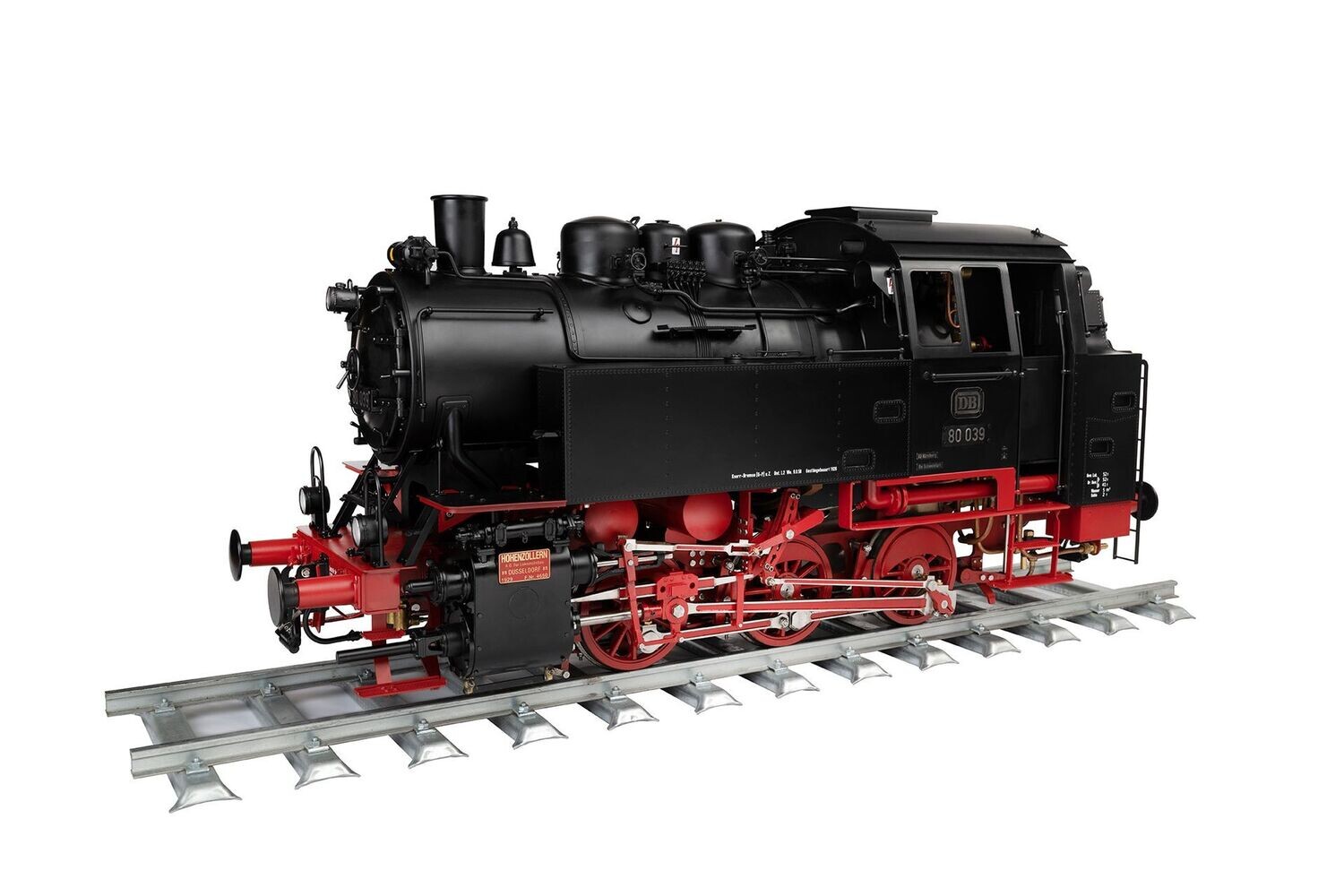 5 5" Zoll BR 80 039 schwarz/rot