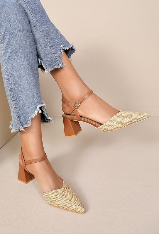 SANDALIA TACON CAMEL