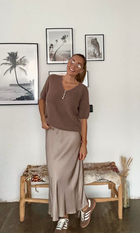 Jupe Patou Taupe