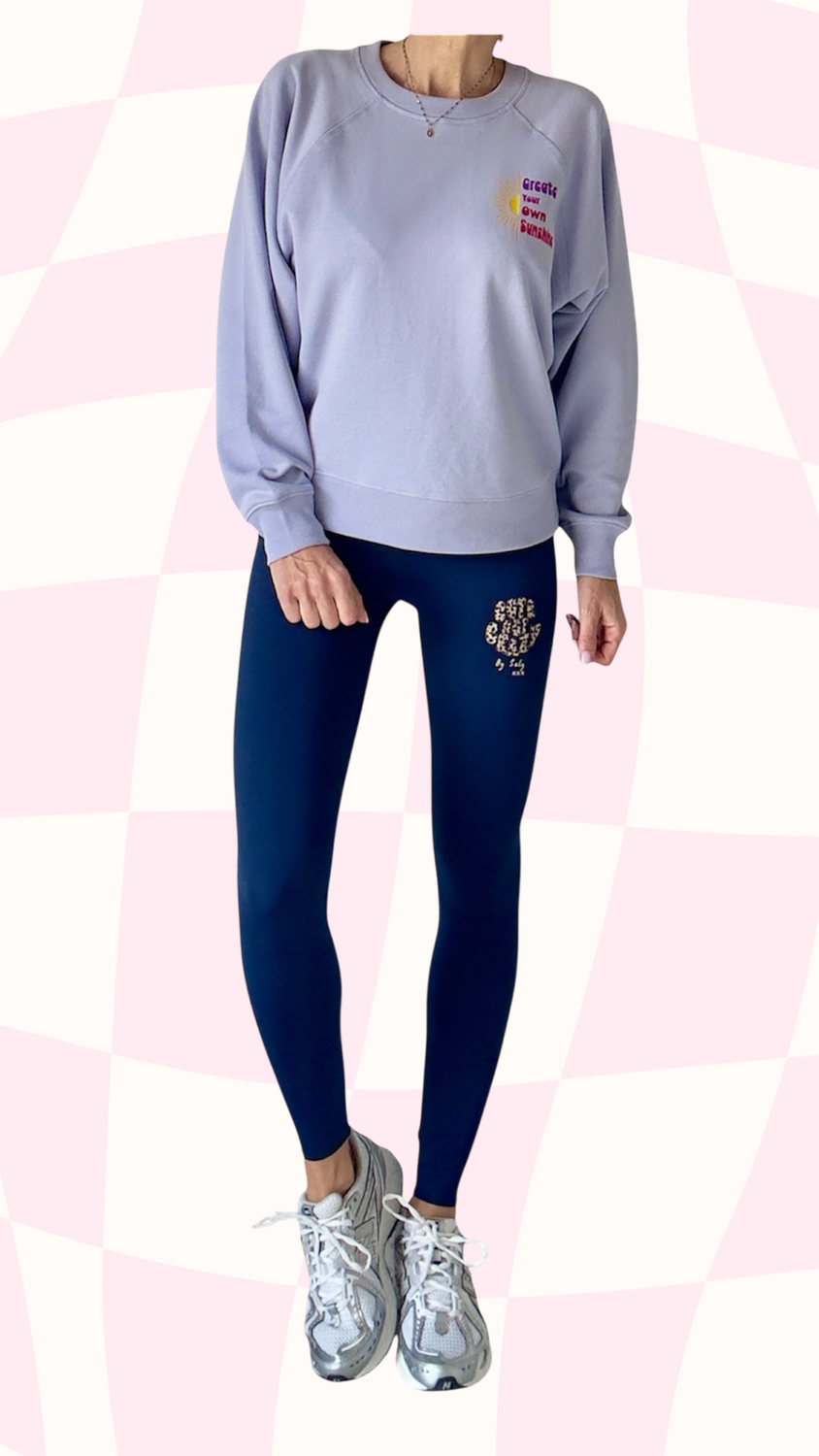 Leggings Cute But Crazy Bleu marine